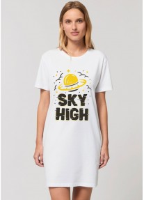Дамска тениска рокля MadColors - Sky High